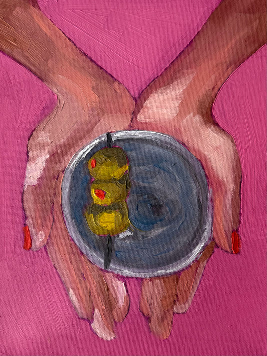 “Holding a Martini” Print