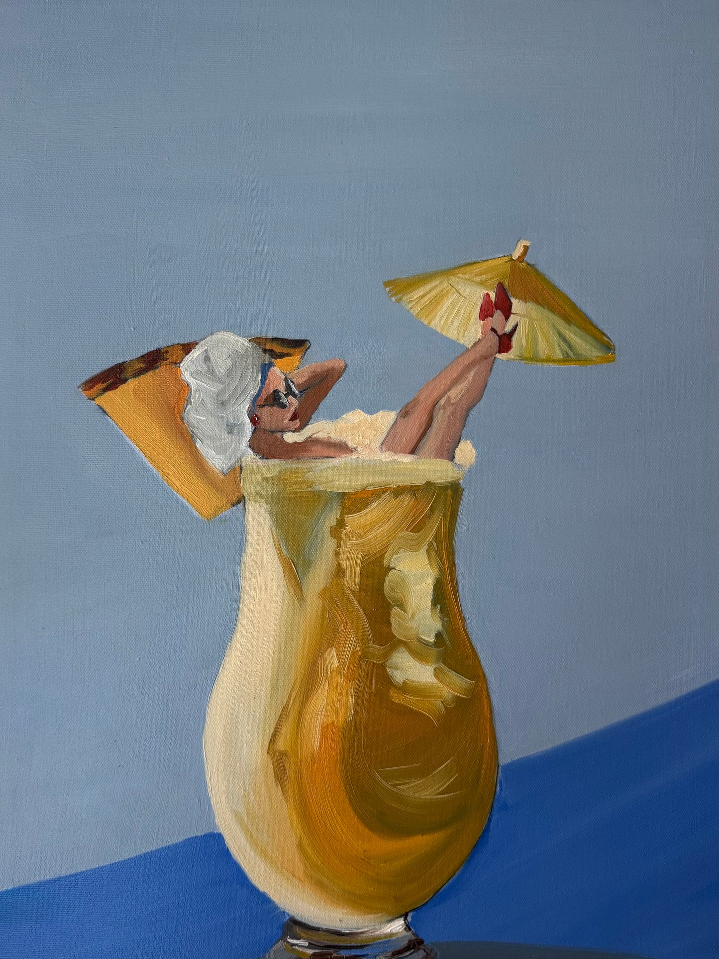 “Spa Day 2” 16x20 Original Painting