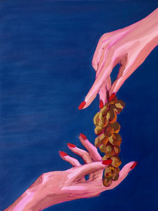 “Sharing Grapes” Print