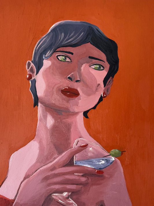 “Lady in Orange” Print