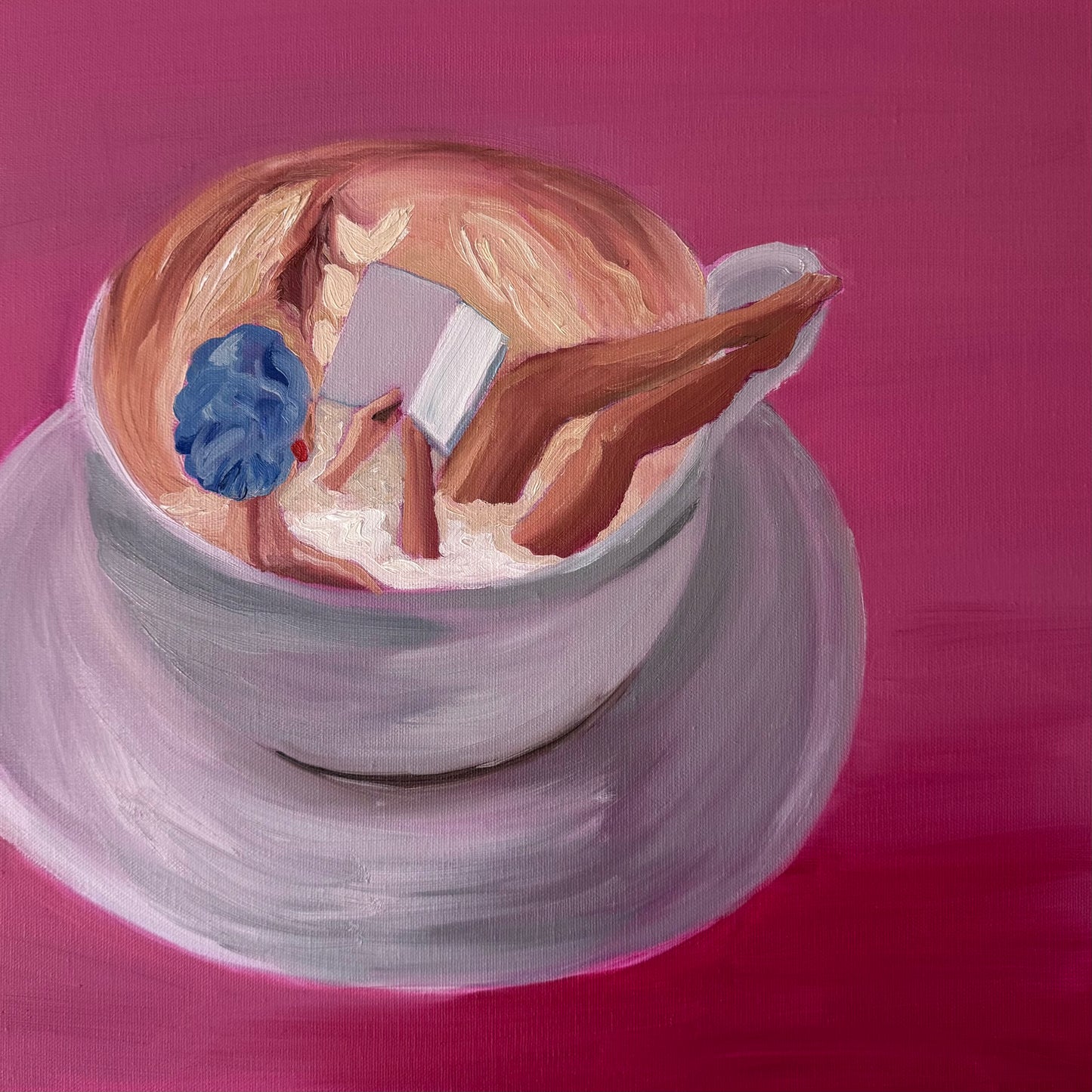 “Me Time” 16x16 Original Painting