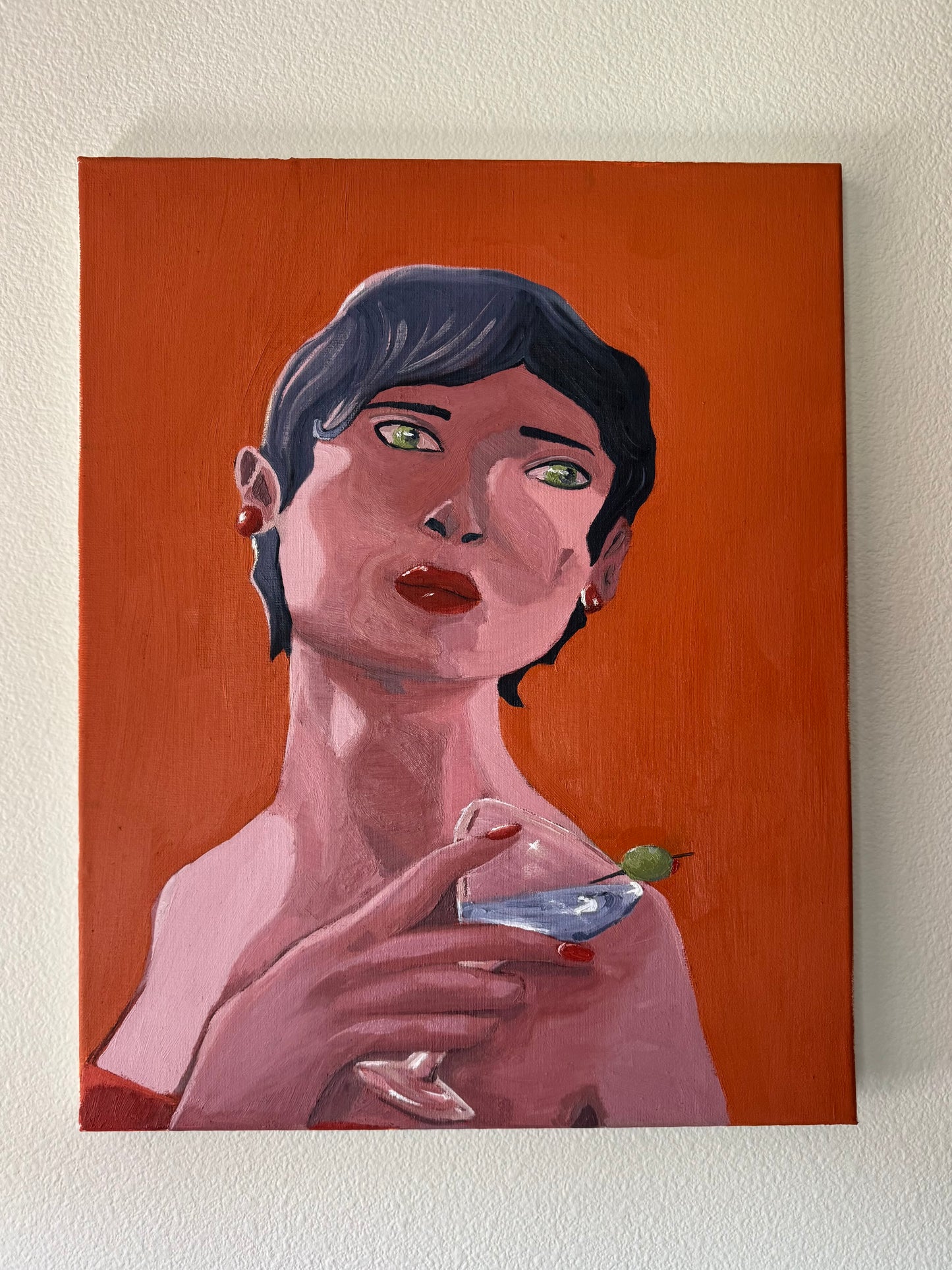 “Lady in Orange” 16x20 Original Painting