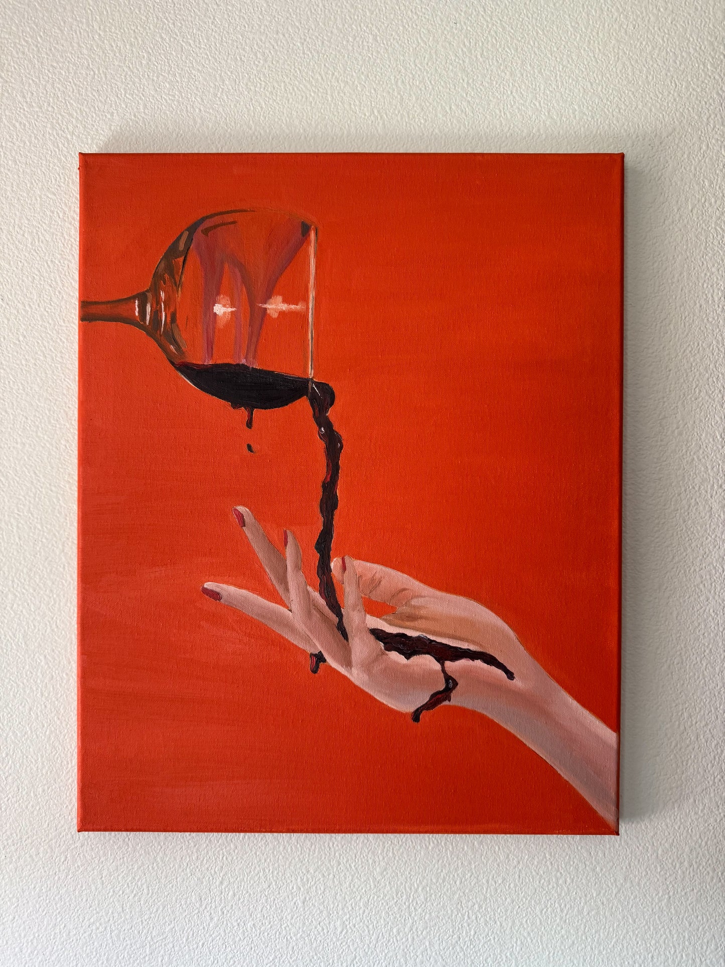 “The Last Sip” 16x20 Original Painting